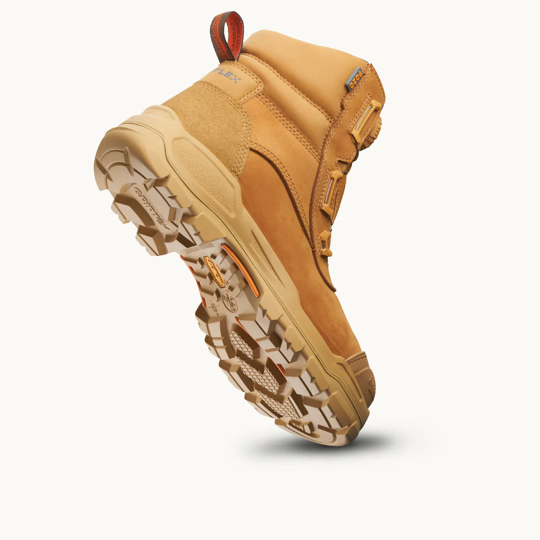 Blundstone - RotoFlex Wheat water-resistant premium nubuck 150mm Boa® Lacing safety boot_Wheat - 9020