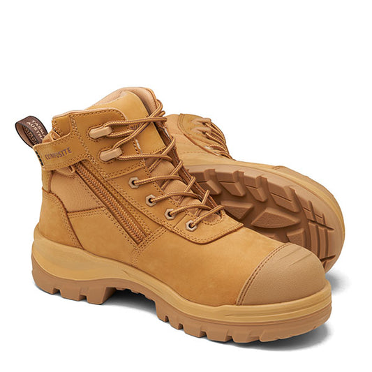 Blundstone - ROTOFLEX-TPU COMP SAFETY – 5 inch ZIP L/UP_WHEAT-8550