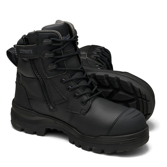 Blundstone - ROTOFLEX-TPU COMP SAFETY – 6 inch ZIP L/UP_BLACK-8561