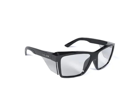 BOLLE - STKS 420 - Clear PC Lens - PLATINUM (ASAF) - Black Gloss PC Temples/Frame-STK42N10A