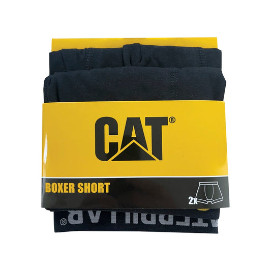 CAT - 2-PACK BOXER SHORT BLACK - SOM-UW-130.BLK