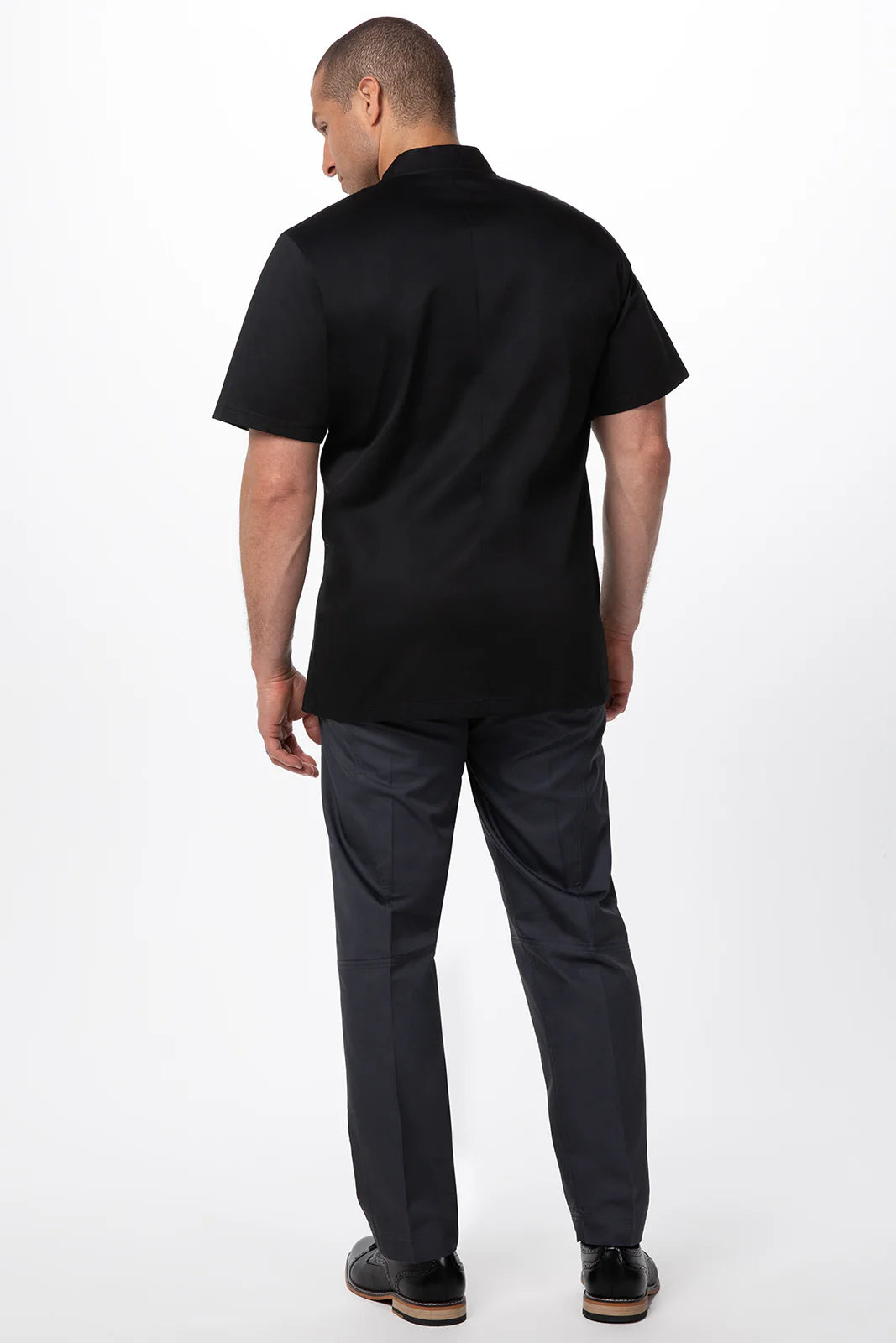 Chef Works - Canberra Basic Chef Jacket- Black - CBBS