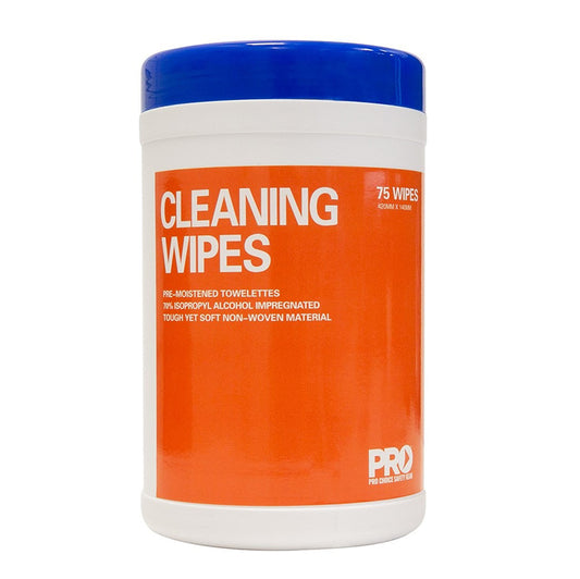 PRO CHOICE - PRO WIPE ISOPROPYL CLEANING WIPES (75 PER CANISTER) - CW75