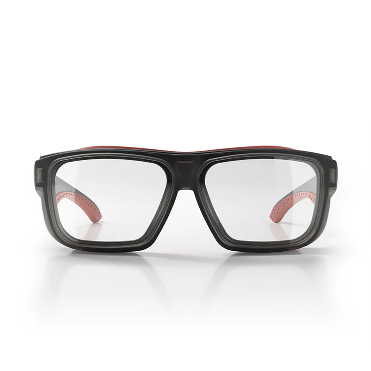Safestyle - Converts Matte Graphite/Red Frame Clear Lens_SPCO1-0000
