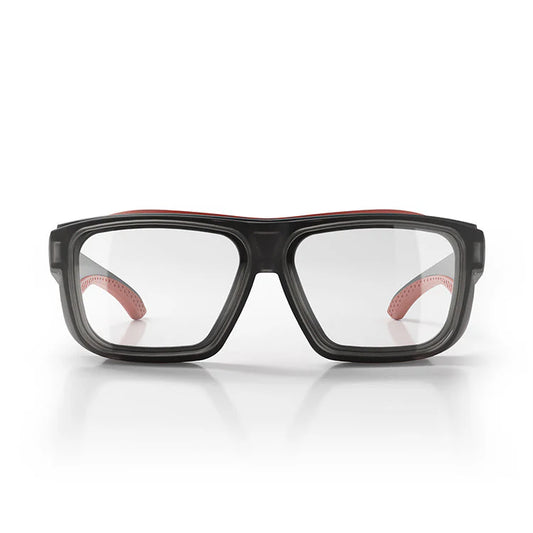Safestyle - Converts Matte Graphite/Red Frame Clear Lens_SPCO1-0000