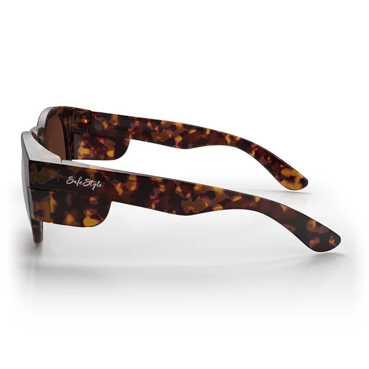 SafeStyle - Cruisers Matte Tort Frame Brown Polarised Lens-Matte Torts_CRMTBRP100