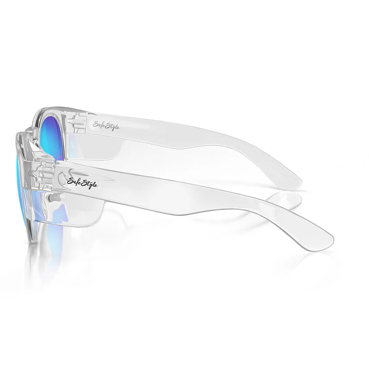 SafeStyle - Cruisers Clear Frame/Mirror Blue Polarised UV400_CRCBP100