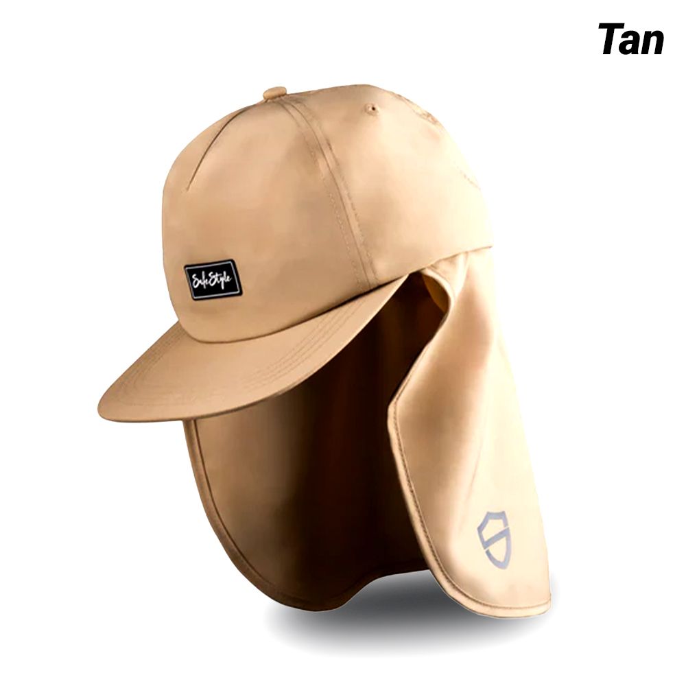Safestyle - Worksite to Weekend Cap with Flap-Tan_WTWCT100