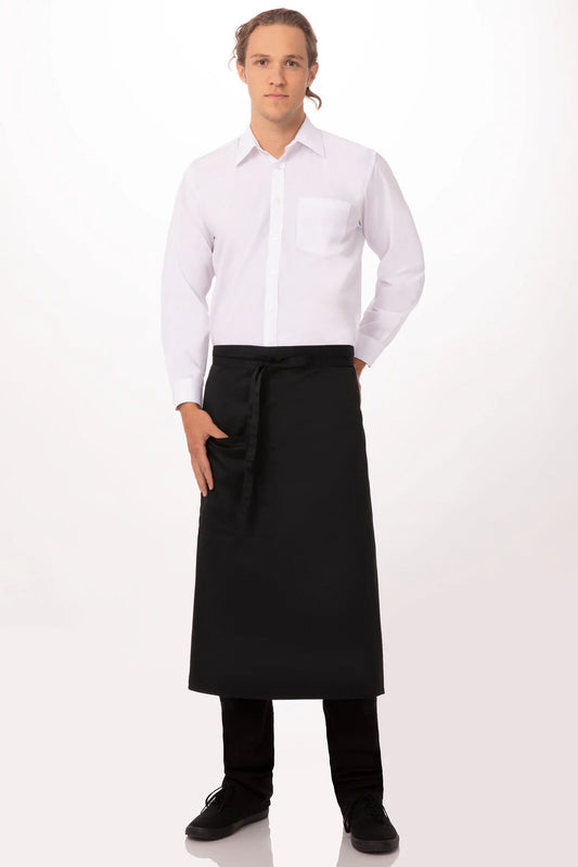 Chef Works - Bistro Apron- Black - F24