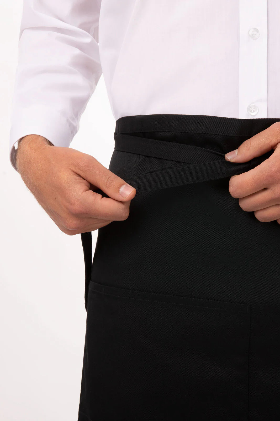 Chef Works - Bistro Apron- Black - F24