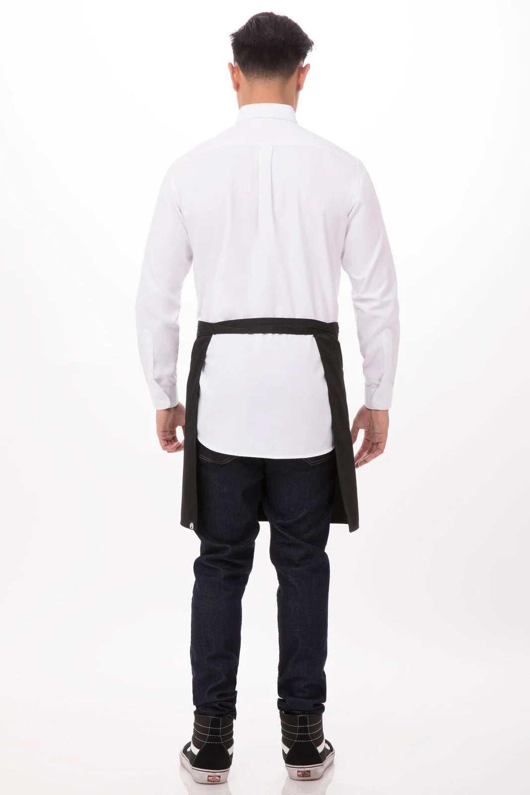 Chef Works - Half Bistro Apron- Black - F28