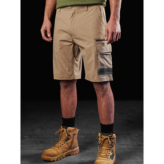 FXD - LS-1 Lightweight Polyester 4-Way Stretch Work Short_Khaki