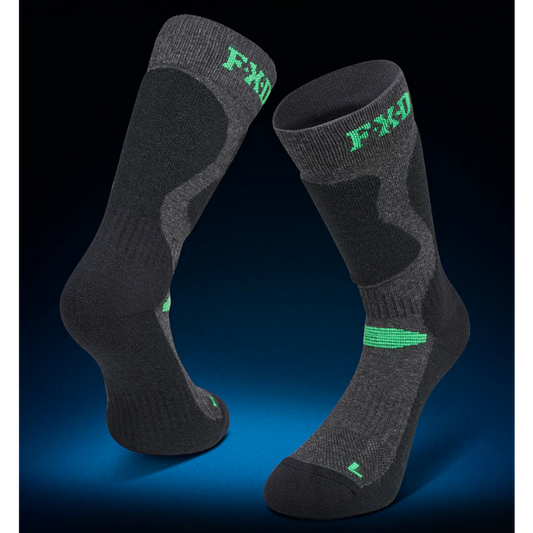 FXD - SK-7 - 2 SOCK PACK - WOOL BLEND TECH SOCK_Black