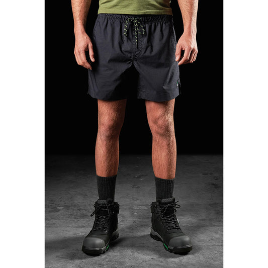 FXD - WS-4 REPREVE STRETCH RIPSTOP ELASTIC WAIST SHORT_Black