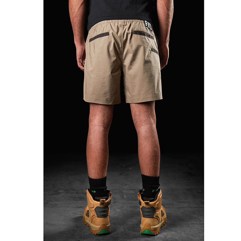 FXD - WS-4 REPREVE STRETCH RIPSTOP ELASTIC WAIST SHORT_Khaki