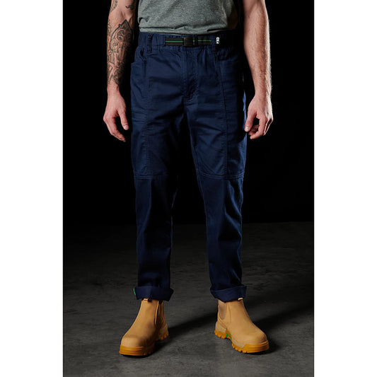 FXD - WP-6 - Elastic Waist Stretch Work Pant with integrated belt_Navy