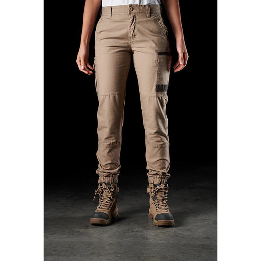 FXD - WP-4W Womens stretch cuff pants_Khaki
