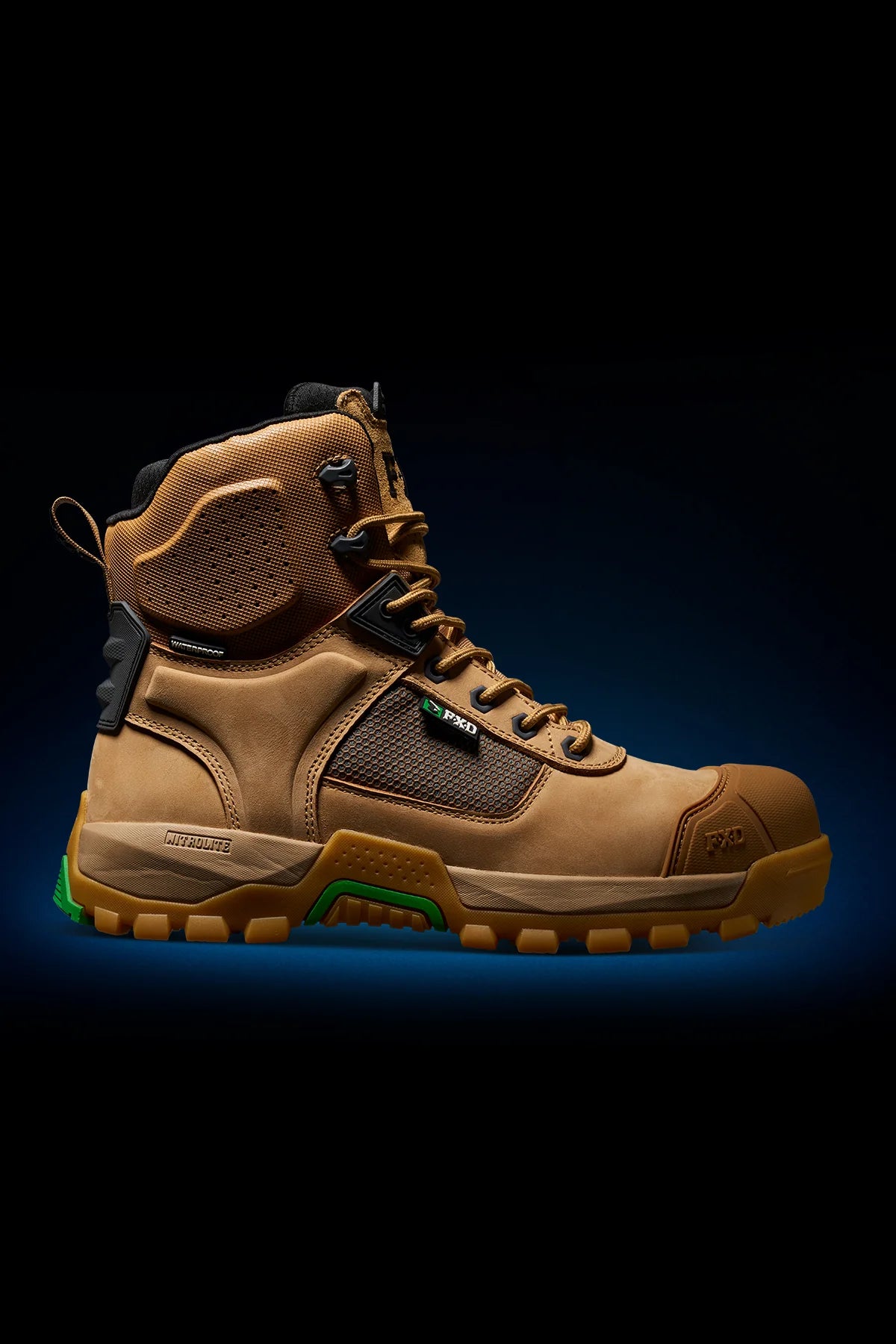 FXD - WB-1WP Waterproof Nitrolite High Cut Work Boot_Wheat