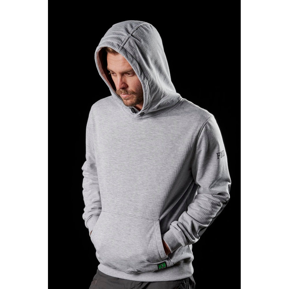 FXD - WF-1 Bonded Membrane Fleece Hoody_Grey Marle