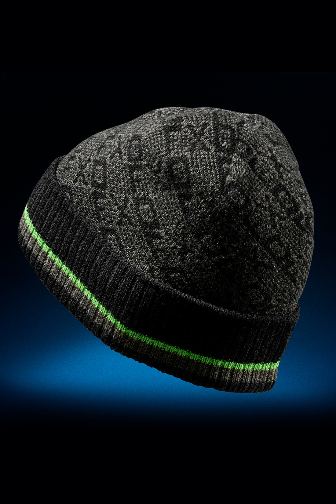 FXD - CP-11 Jacquard Beanie-Black/Grey