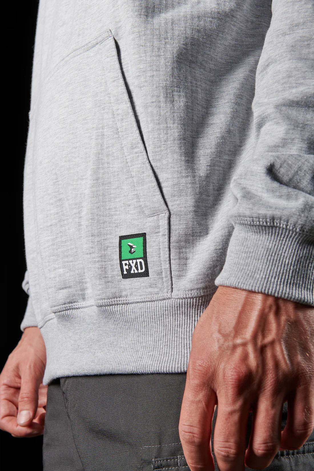 FXD - WF-1 Bonded Membrane Fleece Hoody_Grey Marle