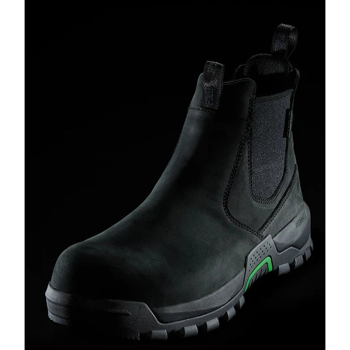 FXD - WB-4 Elastic-sided pull on work boot_Black