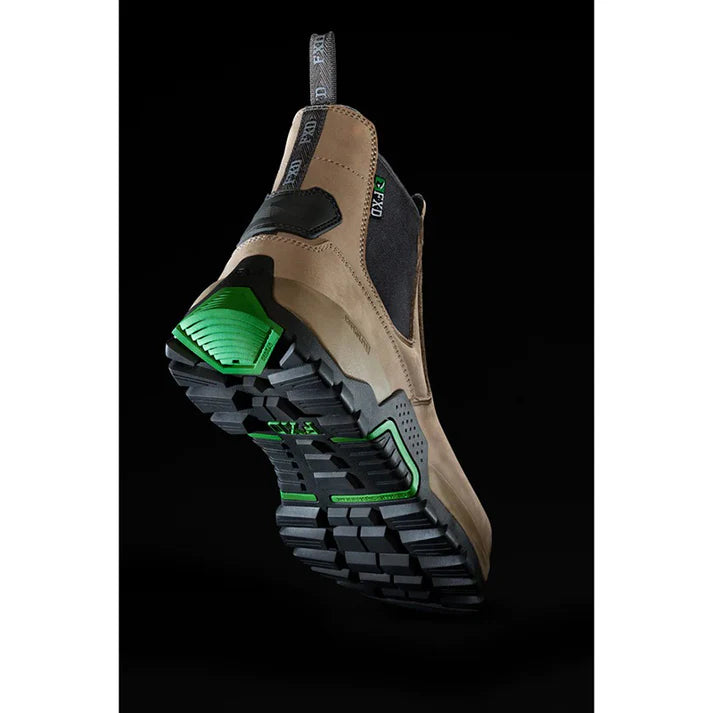 FXD - WB-4 Elastic-sided pull on work boot_Stone