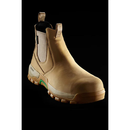 FXD - WB-4 Elastic-sided pull on work boot_Wheat