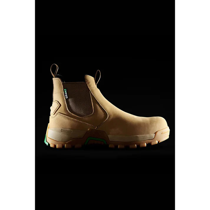 FXD - WB-4 Elastic-sided pull on work boot_Wheat