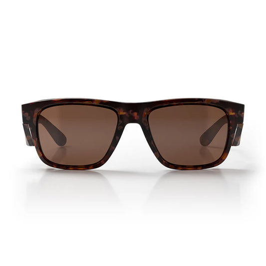 SafeStyle - Fusions Matte Tort Frame Brown Polarised Lens-Matte Torts_FMTBRP100