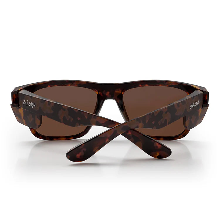 SafeStyle - Fusions Matte Tort Frame Brown Polarised Lens-Matte Torts_FMTBRP100