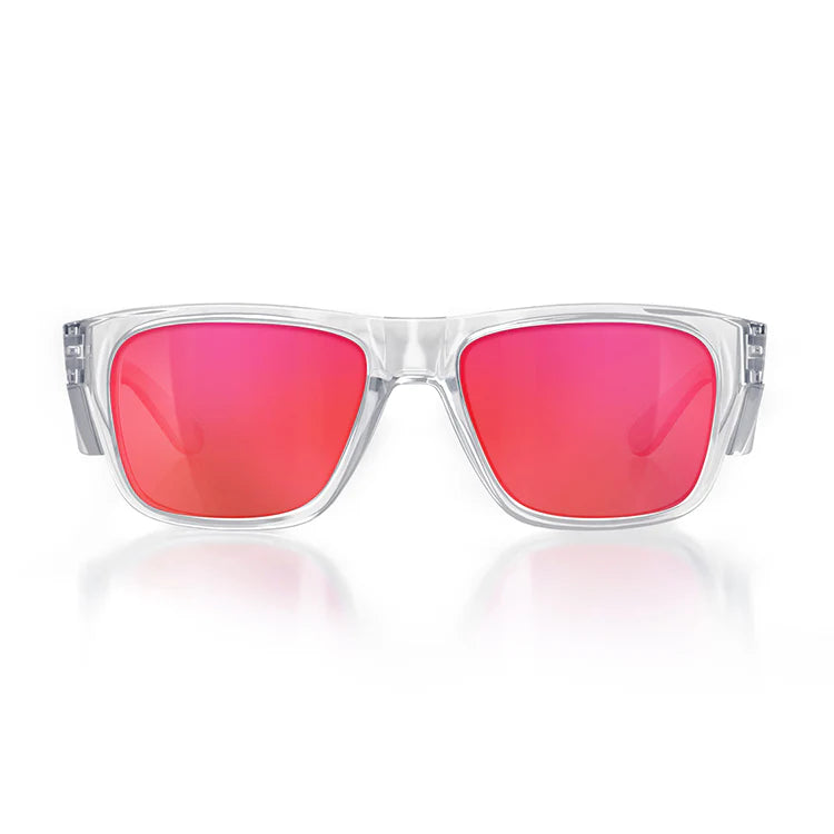 SafeStyle - Fusions Clear Frame/Mirror Red Polarised UV400_FCRP100