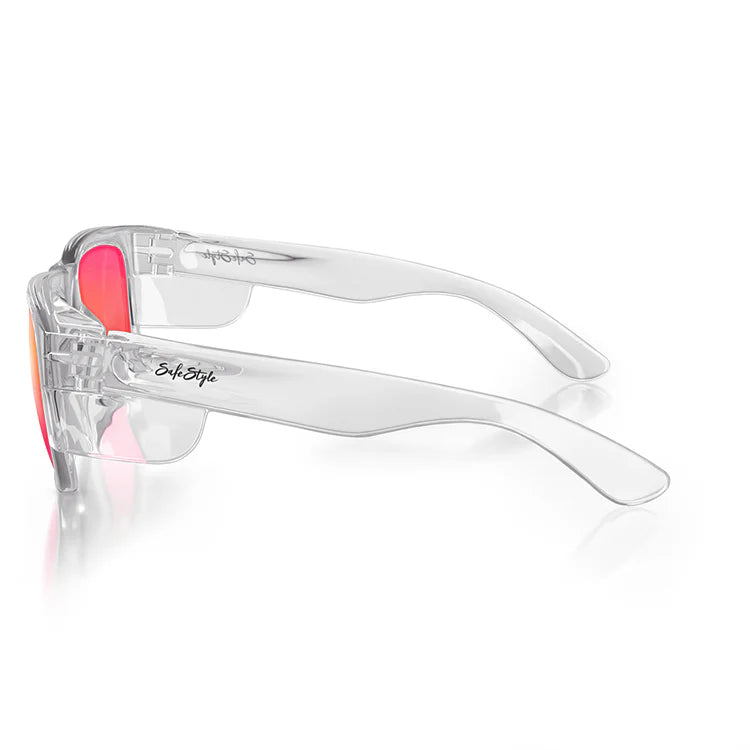 SafeStyle - Fusions Clear Frame/Mirror Red Polarised UV400_FCRP100