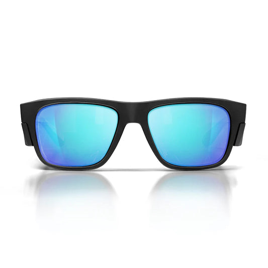 SafeStyle - Fusions Matte Black Frame/Mirror Blue Polarised UV400_FMBBP100