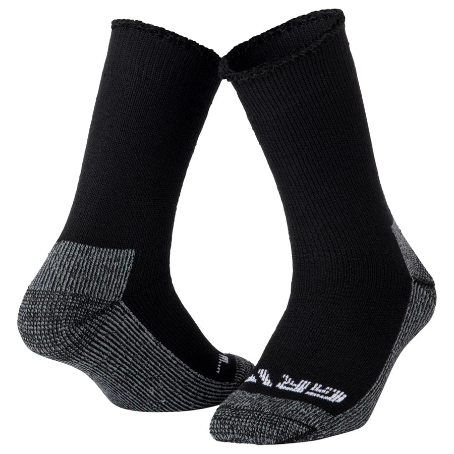 GRVL - Australian Merino Wool Sock - All Terrain 3pk Black_GRVLS1-BLK-SS8