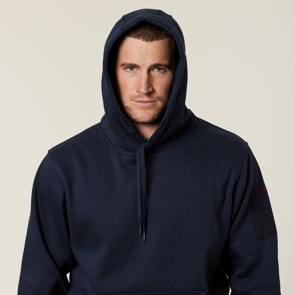 Hard Yakka - PLAIN FLEECE HOODIE_Navy - Y19326