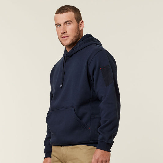 Hard Yakka - PLAIN FLEECE HOODIE_Navy - Y19326