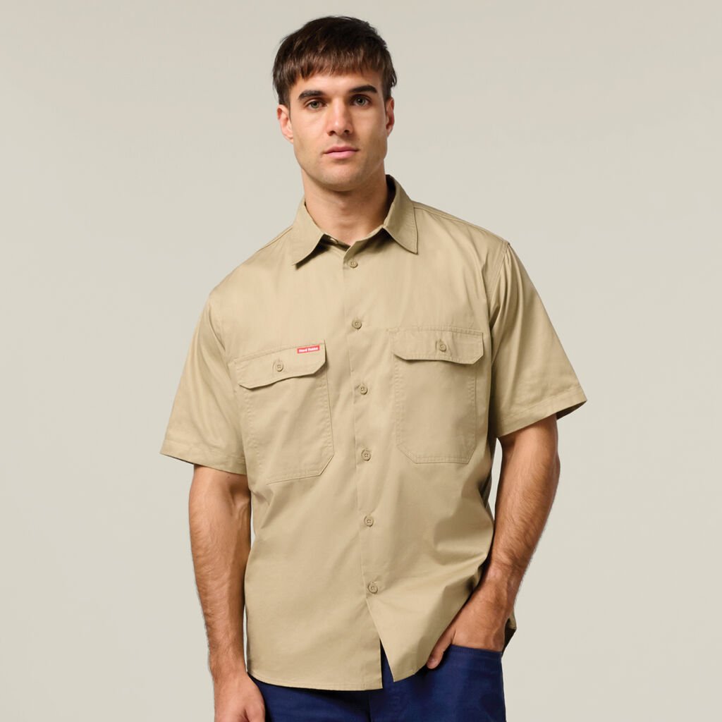Hard Yakka - S/SL VENTED SHIRT_Khaki - Y04625