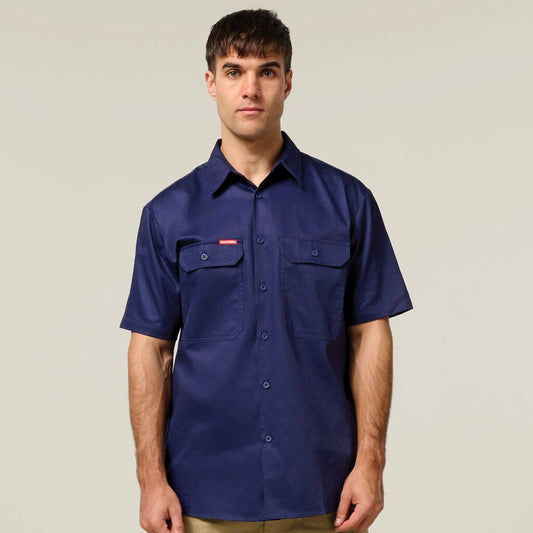Hard Yakka - S/SL VENTED SHIRT_Navy - Y04625