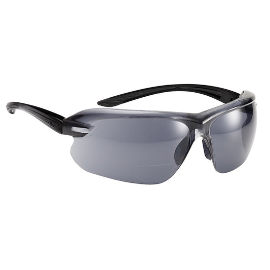 BOLLE - IRI-s DIOPTER Black/Grey Temple AS/AF Smoke Lens +1.0 - IRIDPSF1