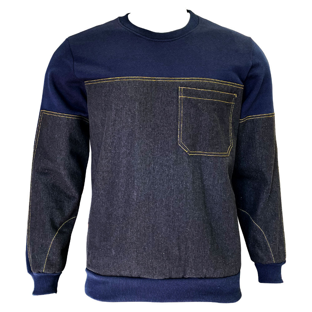 IWS - Safety Shield Welders Fleece - Navy/Denim