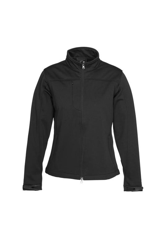 Biz Collection - Ladies Soft Shell Jacket_Black - J3825