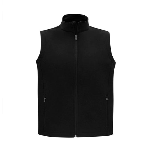 Biz Collection - Apex Mens Softshell Vest_Black - J830M