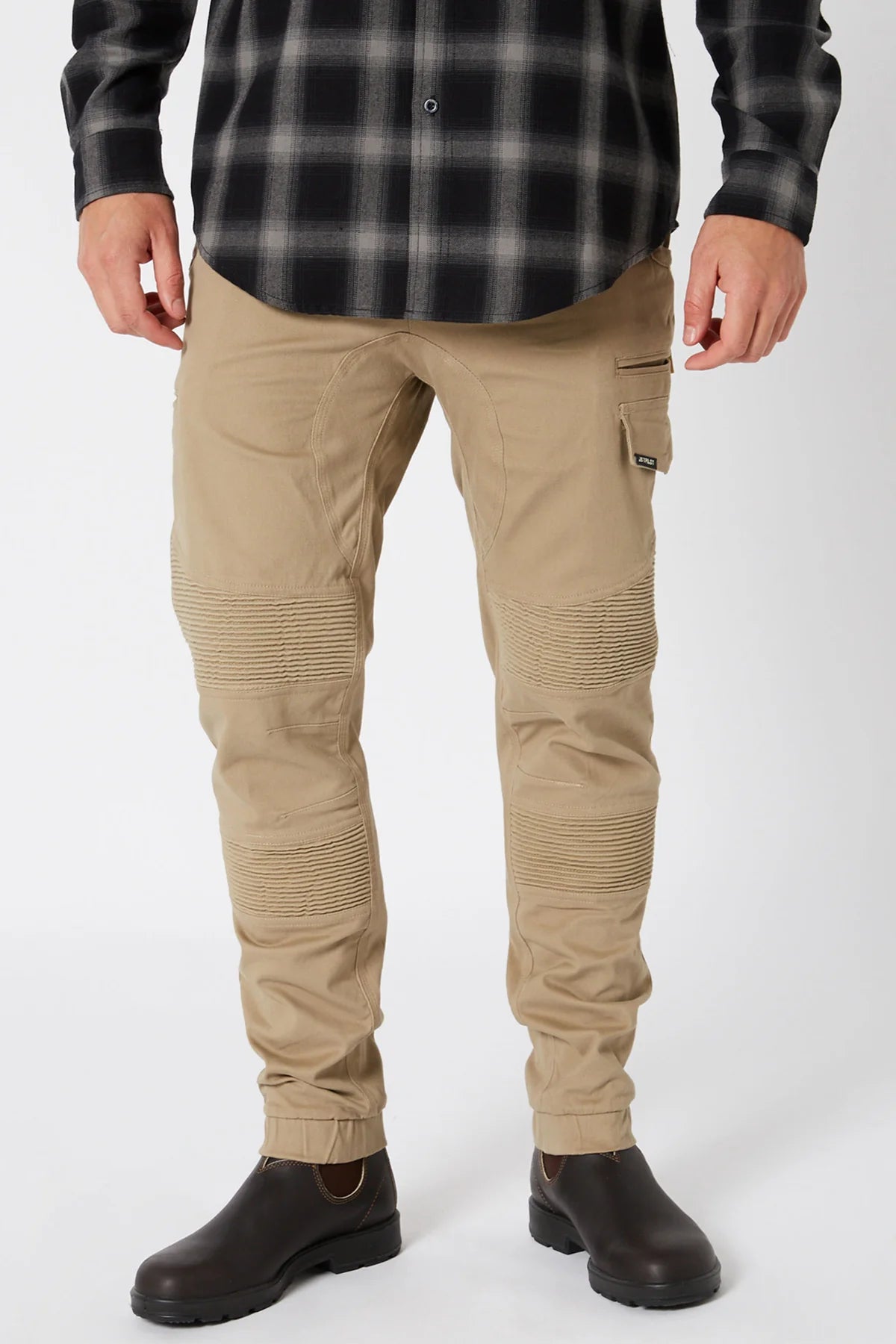 Jet Pilot - FUELED CORRUGATED STRETCH PANT-Khaki_JPW28