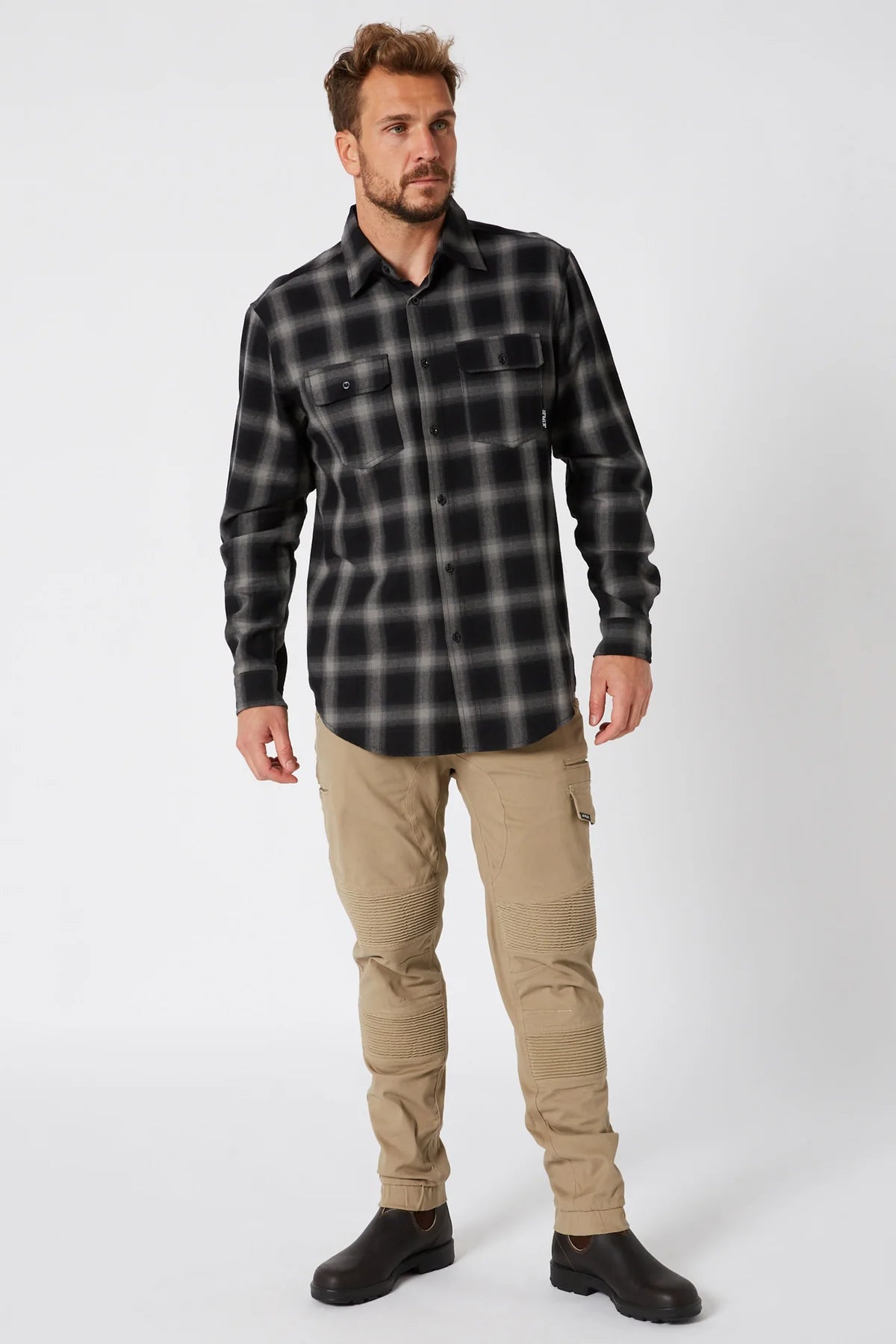 Jet Pilot - FUELED CORRUGATED STRETCH PANT-Khaki_JPW28