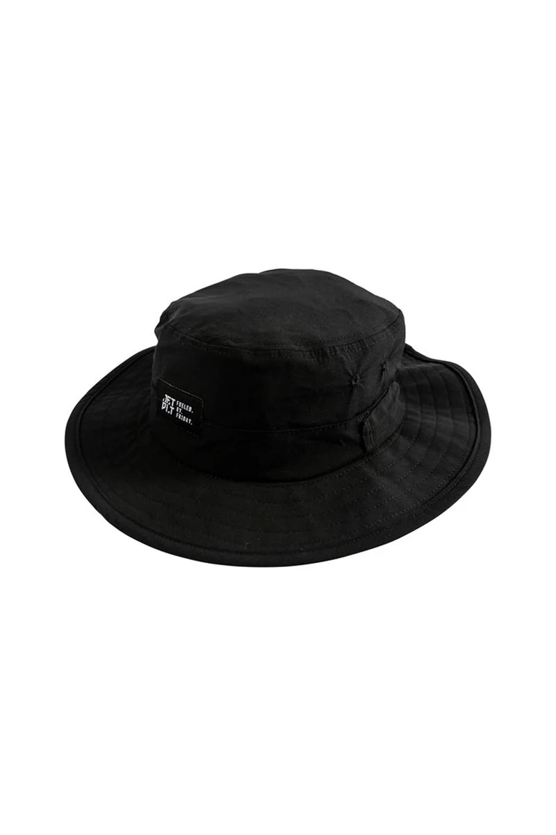 Jet Pilot - JET LITE MENS WIDE BRIM HAT-Black_JPW74