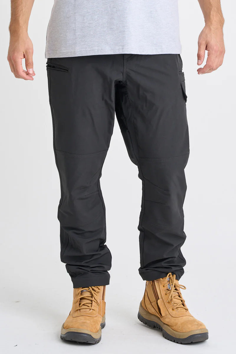 Jet Pilot - ELASTIC MENS WAIST PANT-Black_JPW83
