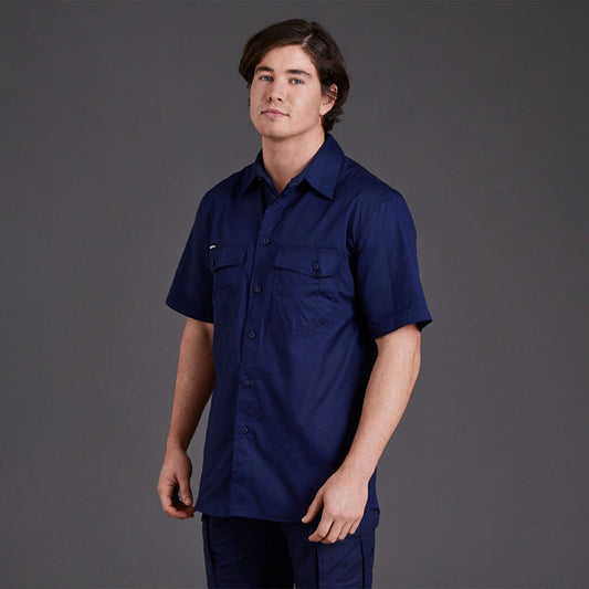 King Gee - WORKCOOL 2 SS SHIRT_Navy - K14825