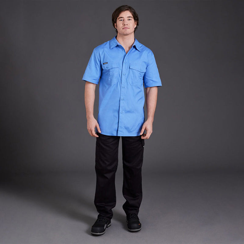 King Gee - WORKCOOL 2 SS SHIRT_Sky Blue - K14825