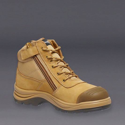 KingGee - TRADIE SIDE ZIP WHE_Wheat - K27100